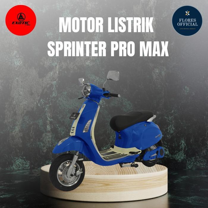 Motor Listrik Vespa Listrik Exotic Sprinter Pro Max Promax Pacific - PROMAX, CLASSY BLUE