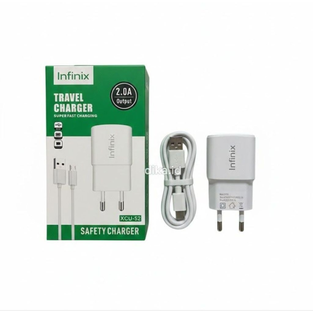 Charger Infinix Hot 10 smart 4 / hot 9 play / smart 5 fast USB micro