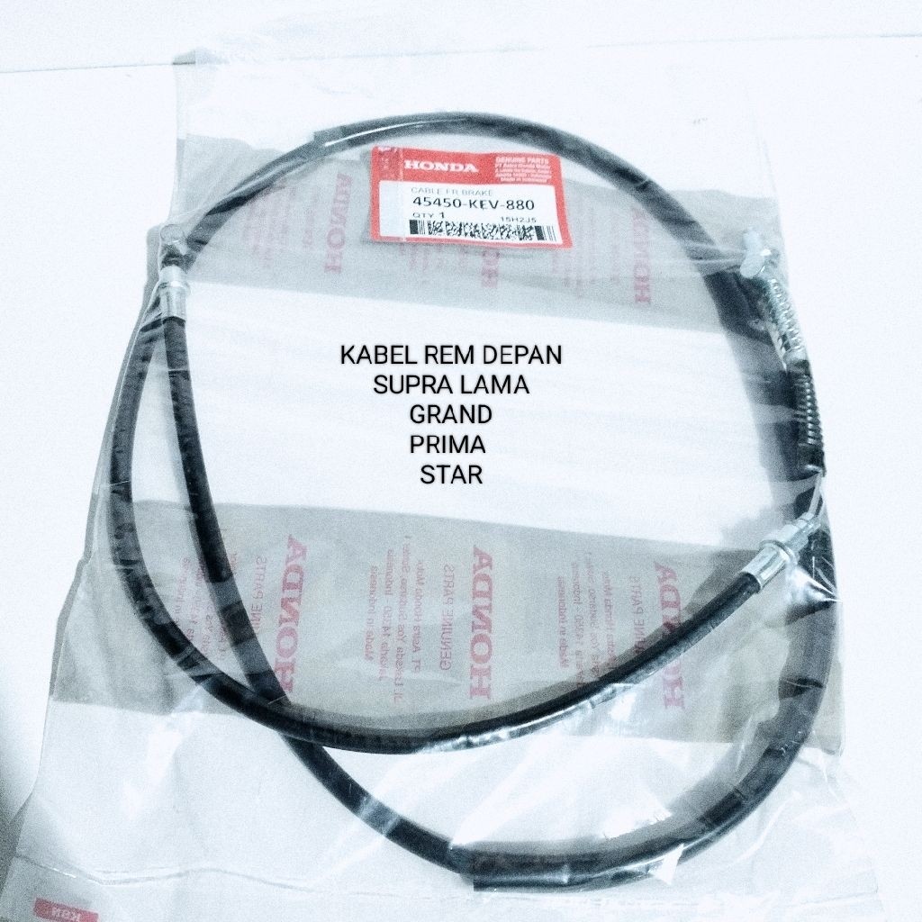 Kabel Tali Rem Depan Komplit Grand Supra Prima Original