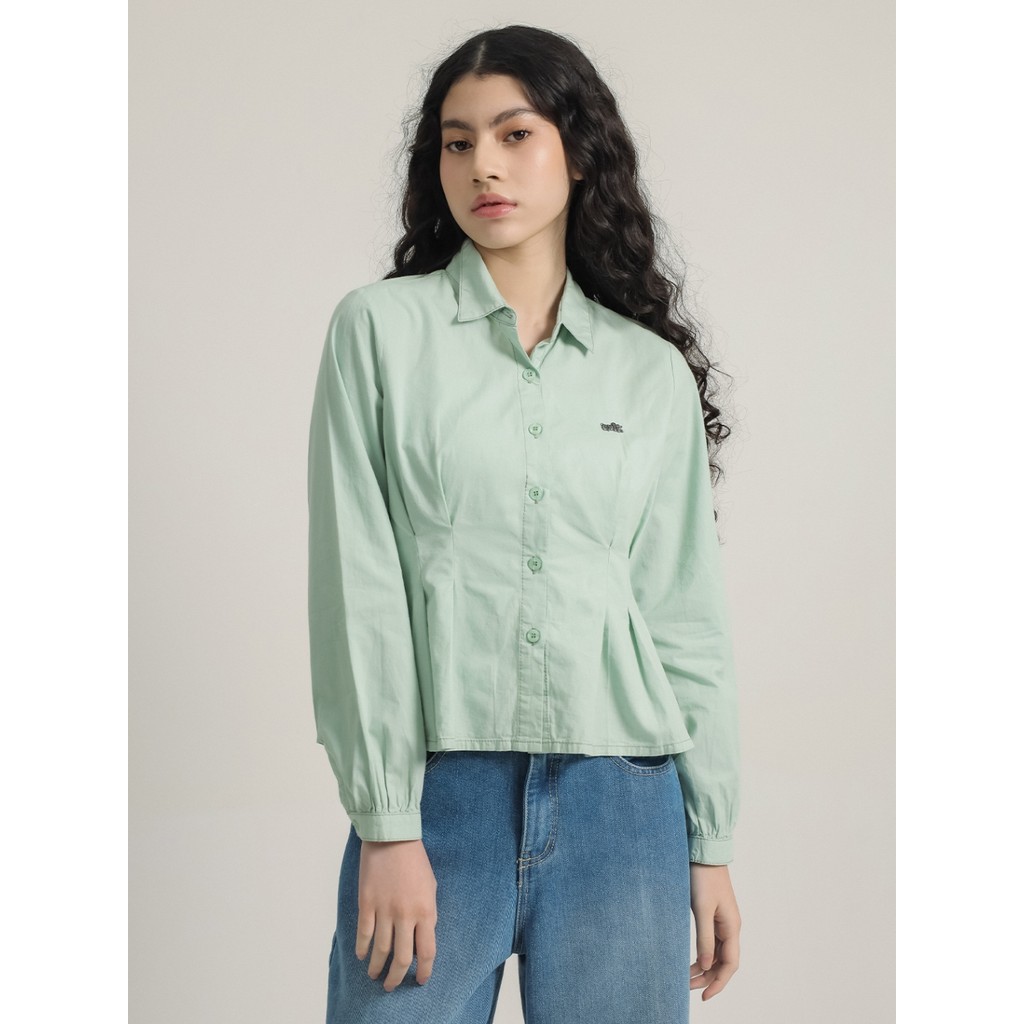 EXIT Laven Blouse | Kemeja Wanita - Atasan Lengan Panjang