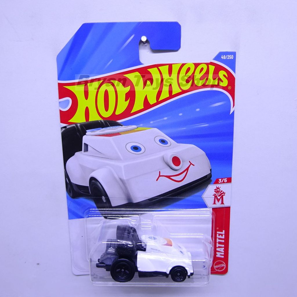 Hot Wheels Quick Chat Putih Hitam