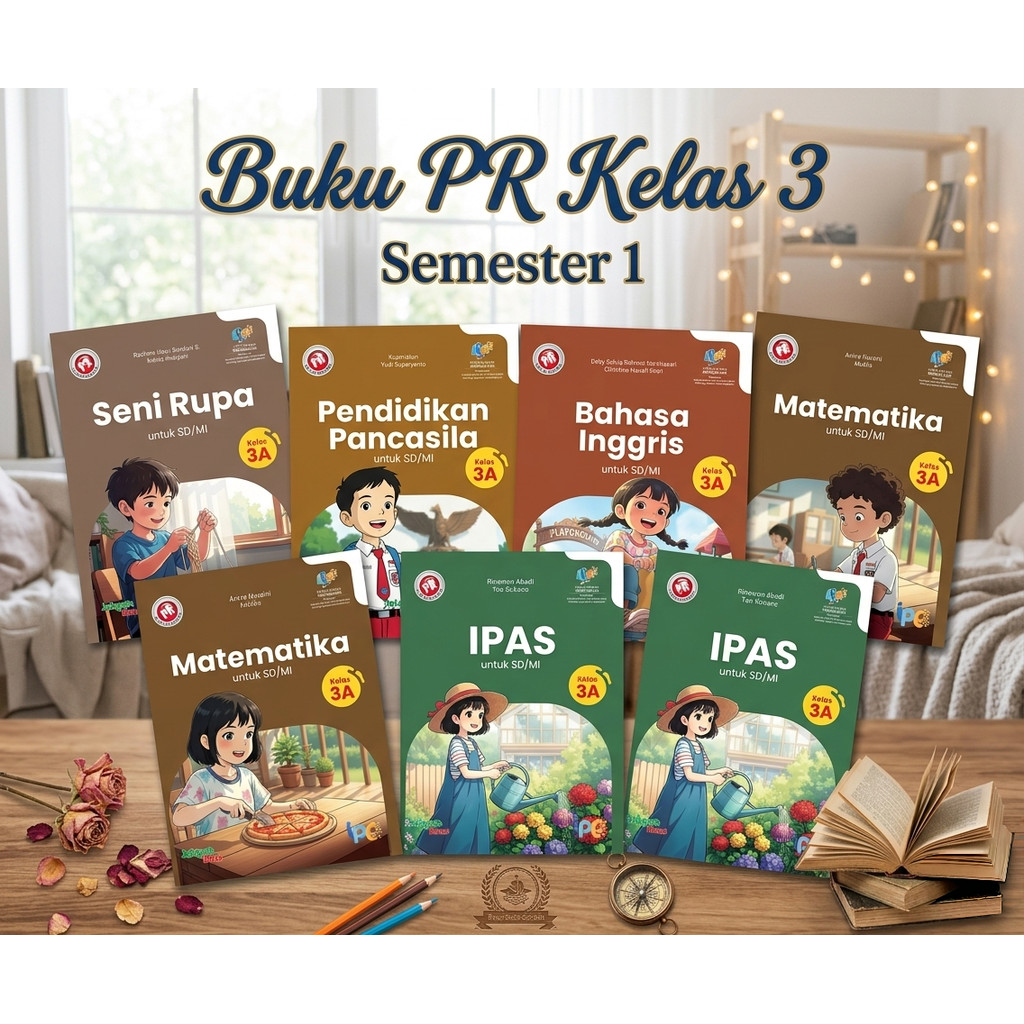 Buku Pr Lks Sd Kelas 3 Semester 1&2 Intan pariwara 2026