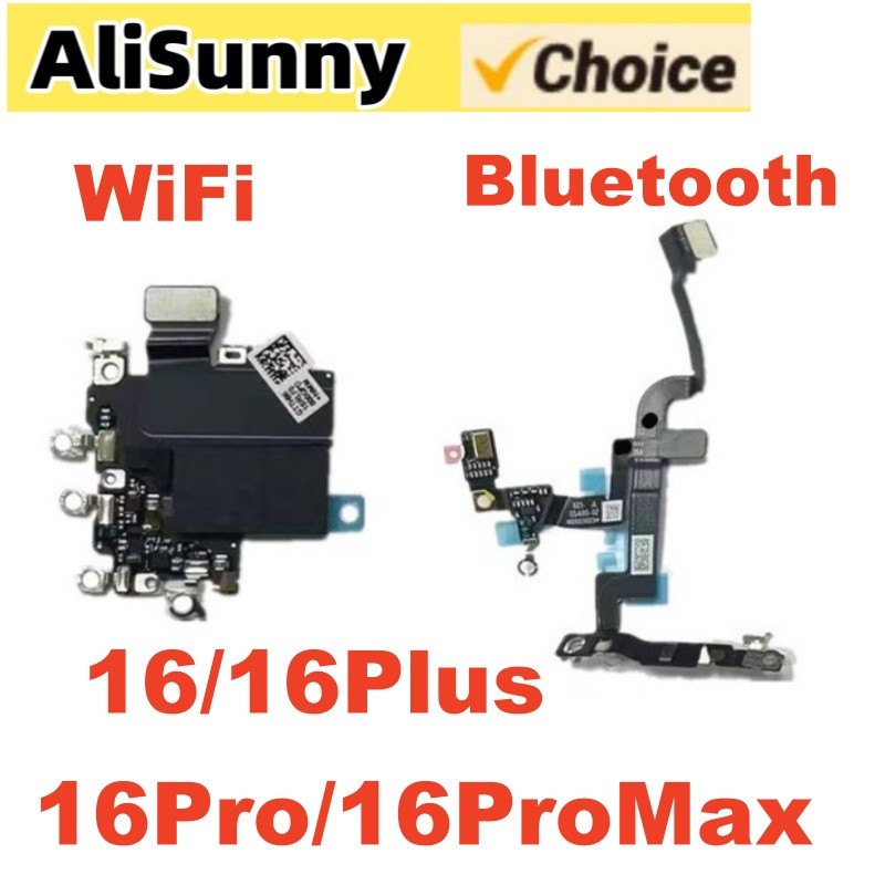 Kabel Flex WiFi Bluetooth untuk iPhone 16 Pro Max, Antena Wi-Fi, Sinyal, Klip NFC, Bagian Perbaikan