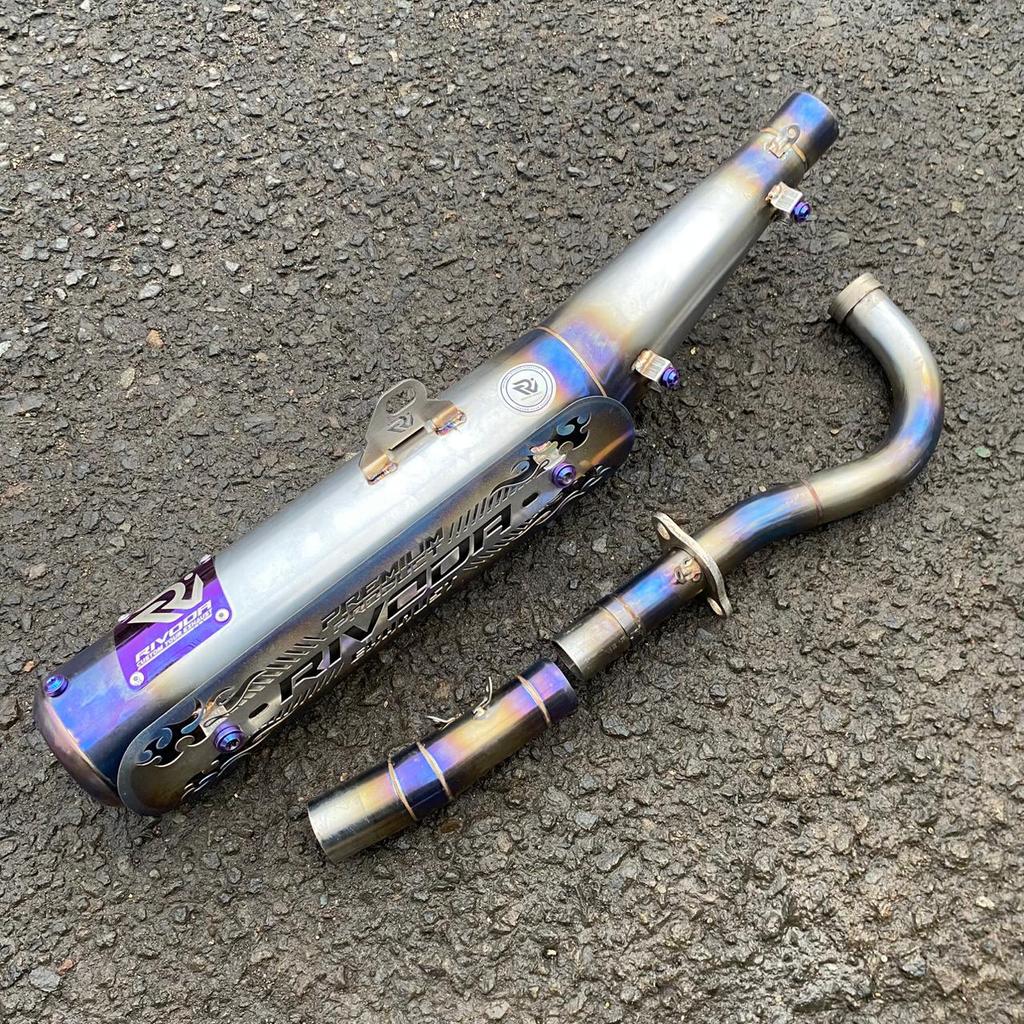 Knalpot Standar Racing Bass Adem RIVODA ORIGINAL PREMIUM JUPITER Z / VEGA R / VEGA ZR / VEGA RR / JU
