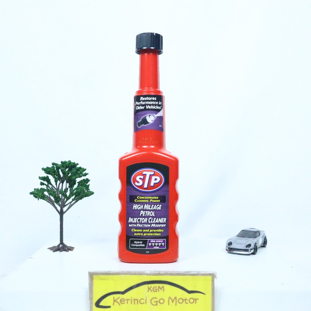 READY STP High Mileage Petrol Injector Cleaner 200ml Cairan Pembersih Injeksi Bensin Mobil Motor Ori