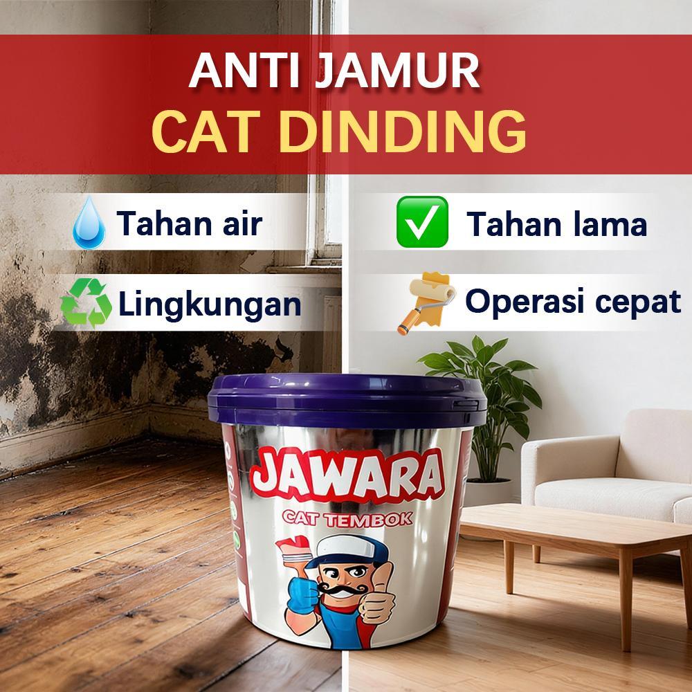JAWARA cat dinding estetik cat ramuh cat tembok tahan air cat dinding anti jamur dan lembab cat dind