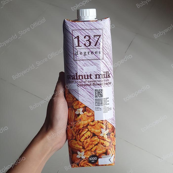 137 degrees susu rasa Walnut Milk IMPORT 1 liter 1000ml