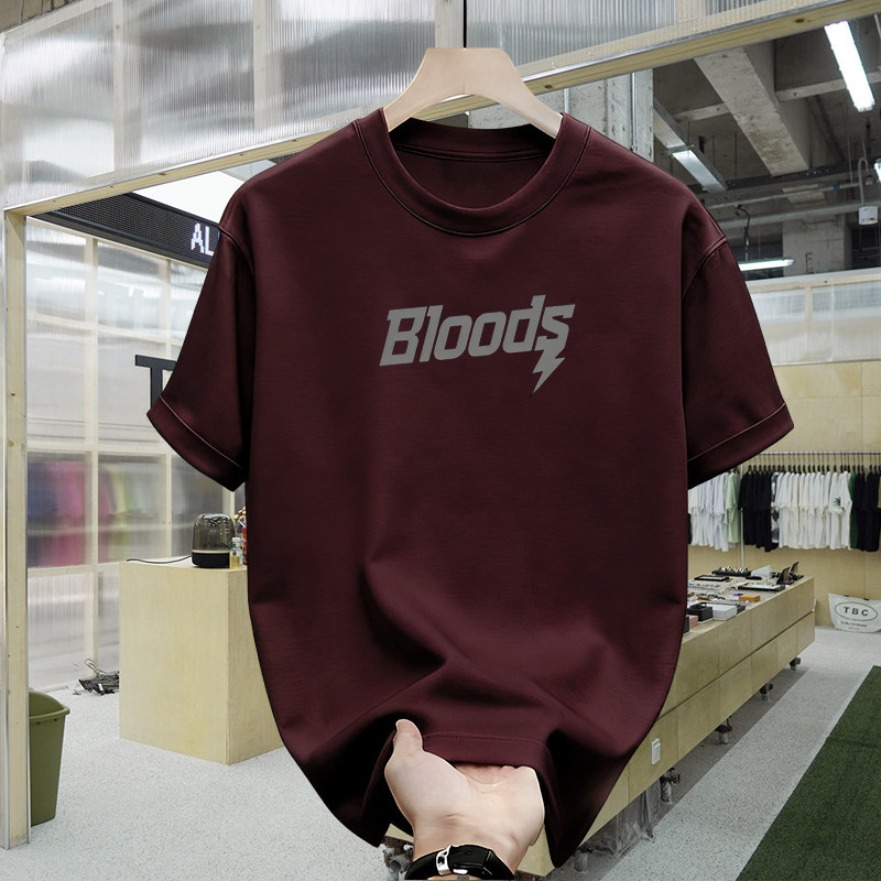 Kaos Bloods Original Inspired Kaos Hitam Putih Streetwear Fashion Pria Wanita Bahan Halus