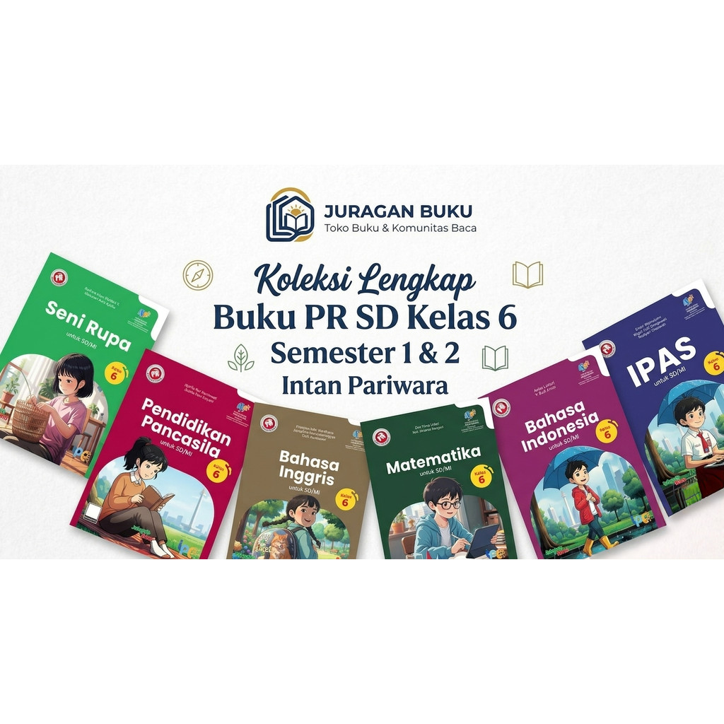 Buku Pr Lks Sd Kelas 6 Semester 1&2  Intan pariwara Tahun 2026
