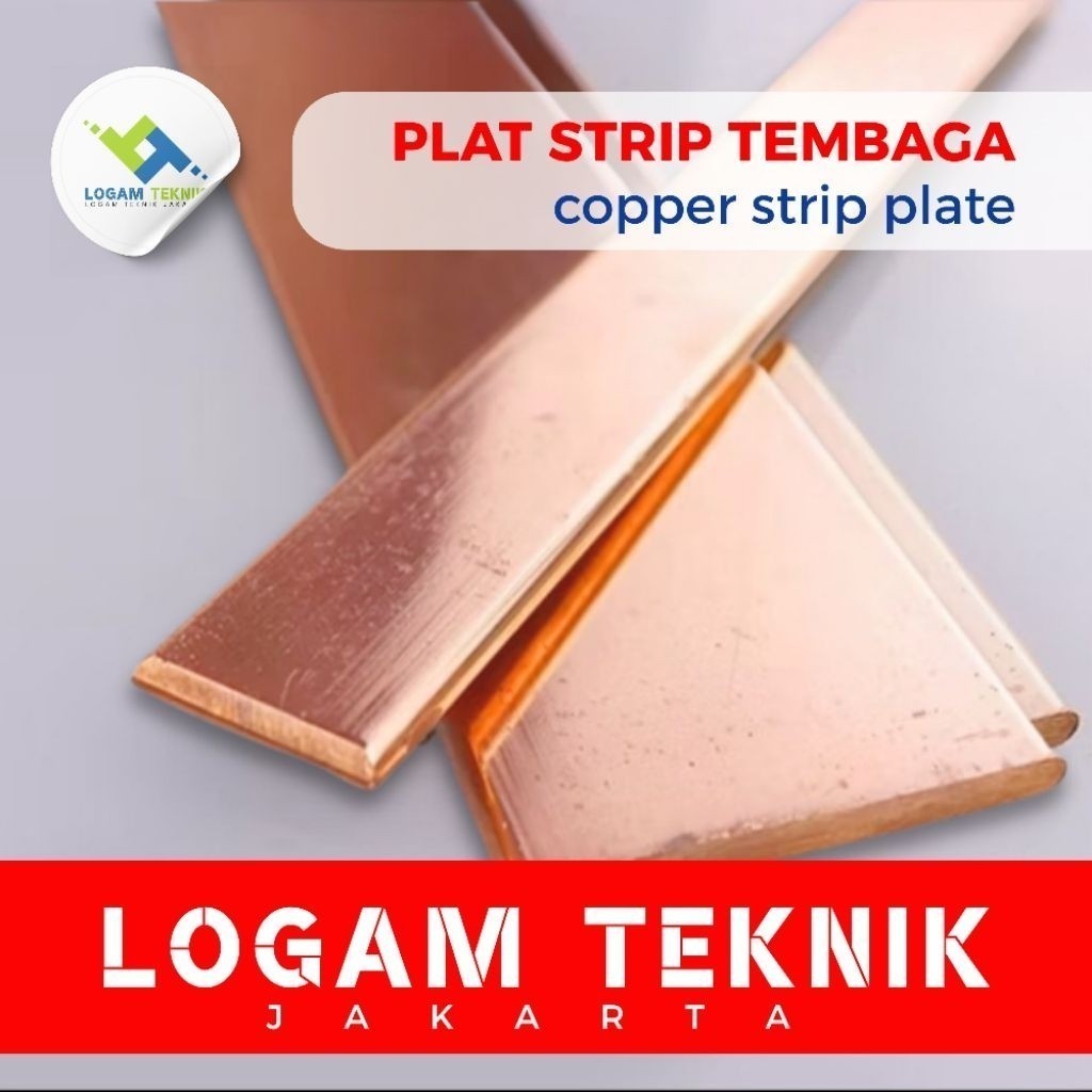 PLAT TEMBAGA BUSBAR 5MM x 30MM x 15cm  | 5MM BUSBAR COPPER PLATE / Potongan