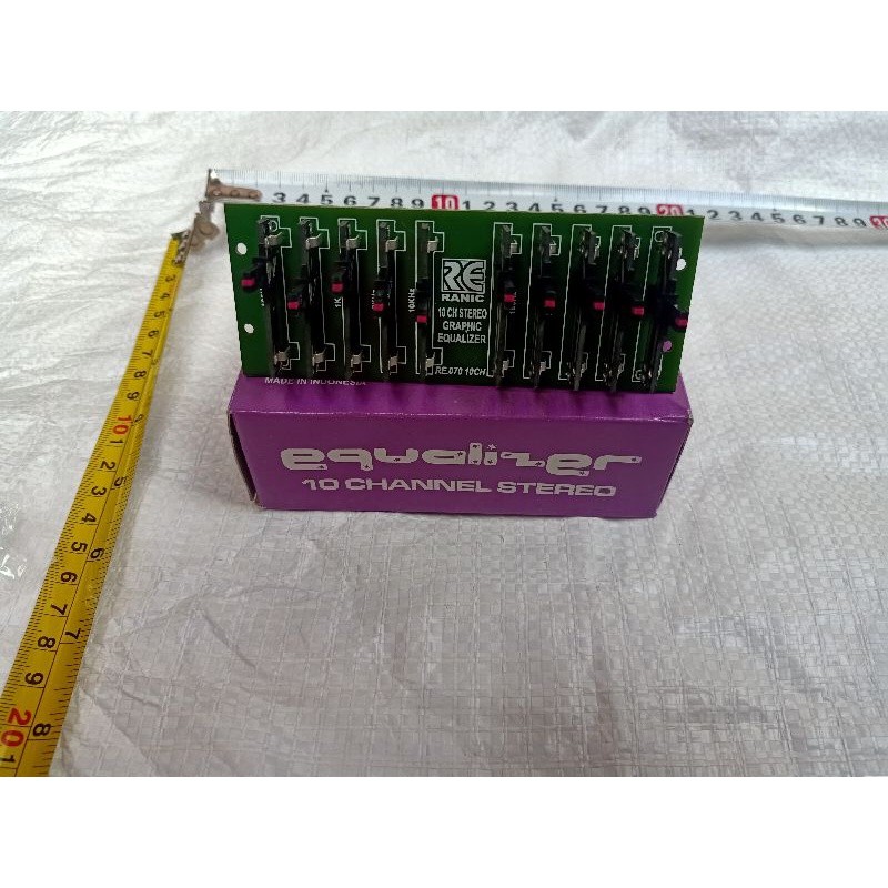 kit aqualizer 10 channel type 231 kit audio equalizer sound system audiobarang sudah di test