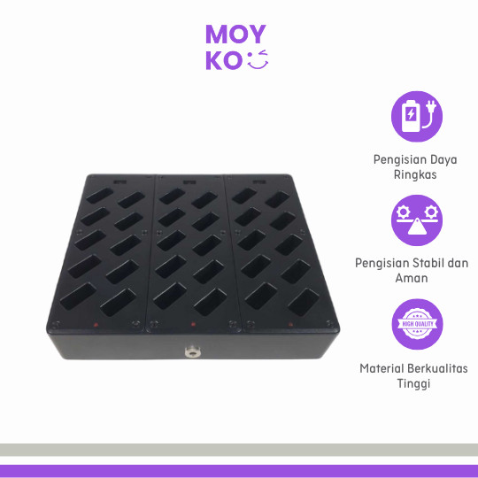 Charging Base Receiver Wireless Audio Tour Guide 30 Slot