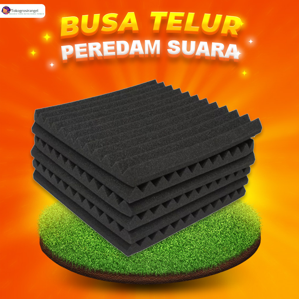 Busa Telur Peredam Suara Soundproof Foam 6 PCS Multifungsi Premium