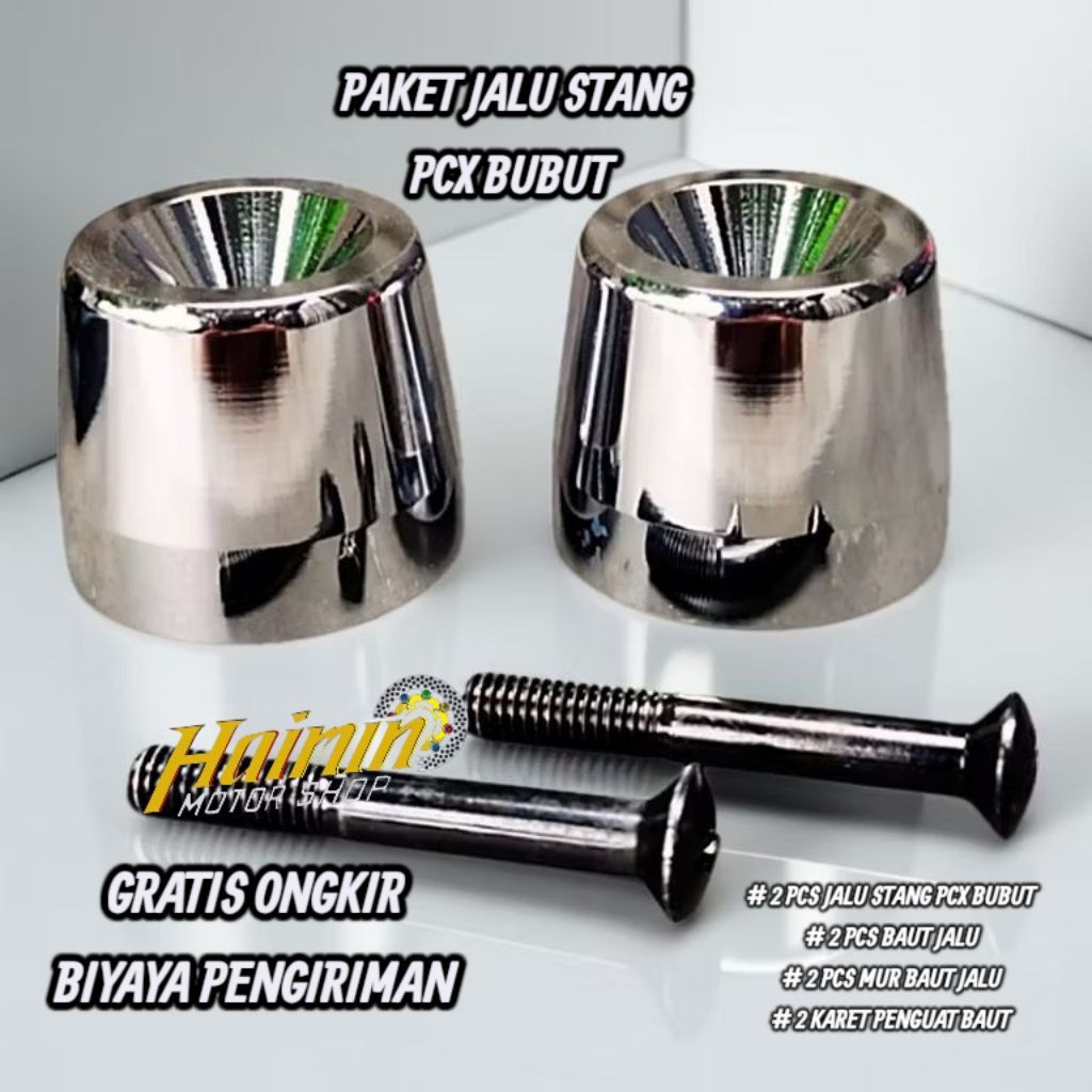 JALU STANG VARIO 160 JALU BUBUT 160 SMOKE BANDUL PCX CHROME  VARIO 160