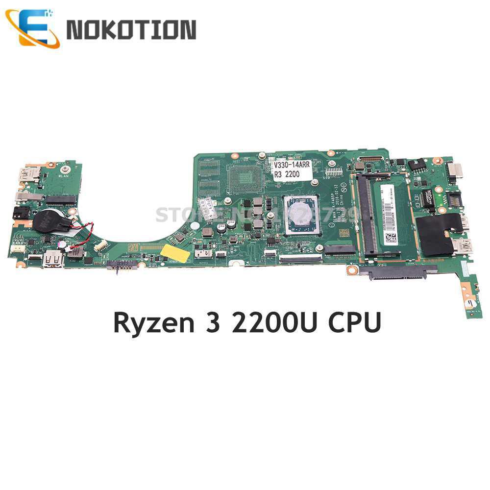 NOKOTION For Lenovo V330-14ARR Laptop Motherboard Ryzen 3 2200U CPU DDR4 4G RAM 5B20R54436 DLMVA LA-