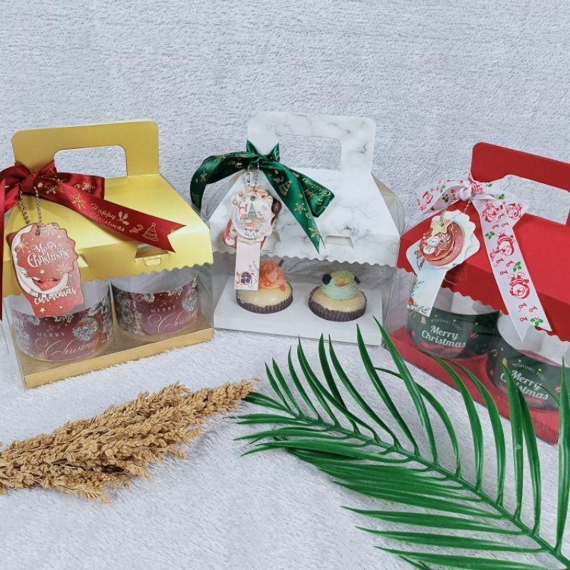 Box Mika Hampers Rumah Box Mika 2 Toples Box Mika Kue Kering Idul Fitri
