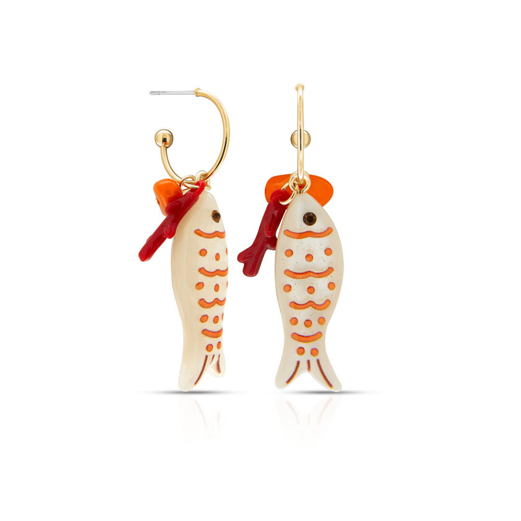 Anting Emas Glofish -Glofish Gold Earrings