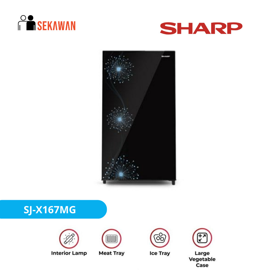Kulkas 1 pintu SHARP SJ-X167MG