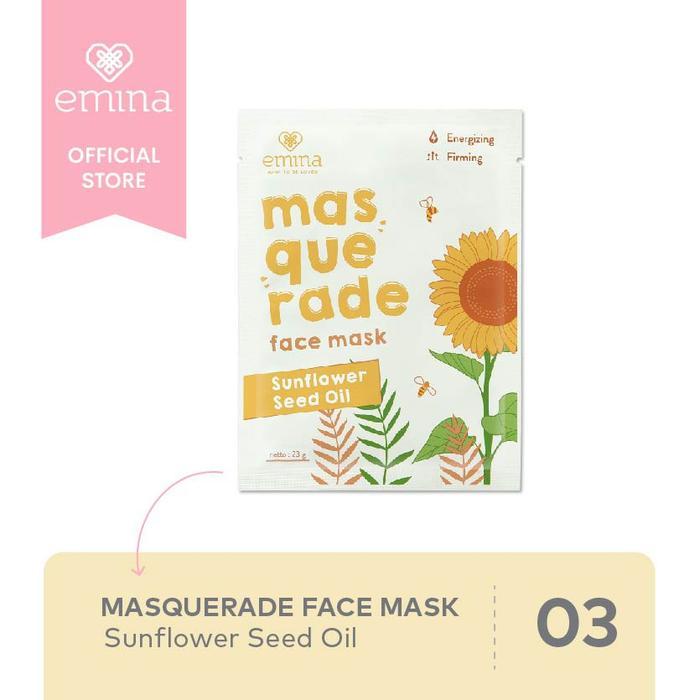 READY Emina Masquerade Face Mask/ sheet mask emina - SUNF SHEET MASK