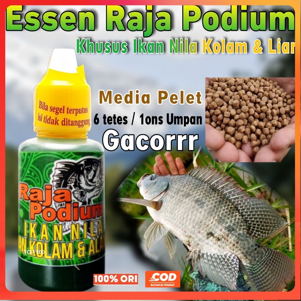 Essen ikan nila Essen nila kolam alam liar Essen juara Essen para juara 30ml (COD)