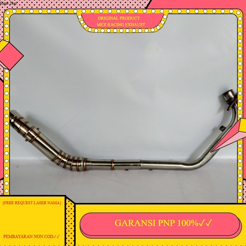 Pipa Leher Knalpot Racing CBR 150R Suara Requestable
