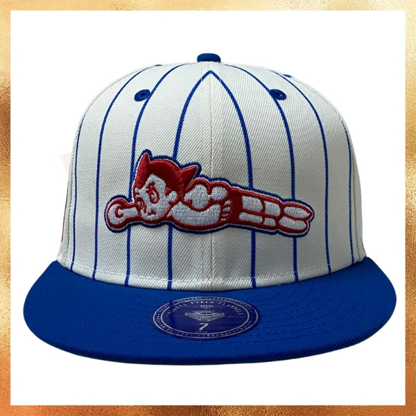 Topi Ebbets Field Astro Boy Blue White Stripes Fitted hat Original