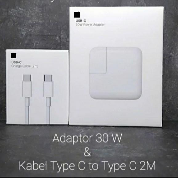 ADAPTOR ORIGINAL CHARGER FOR MACBOOK AIR M1 13 INCH 2021 APPLE 30W 30watt - 30W