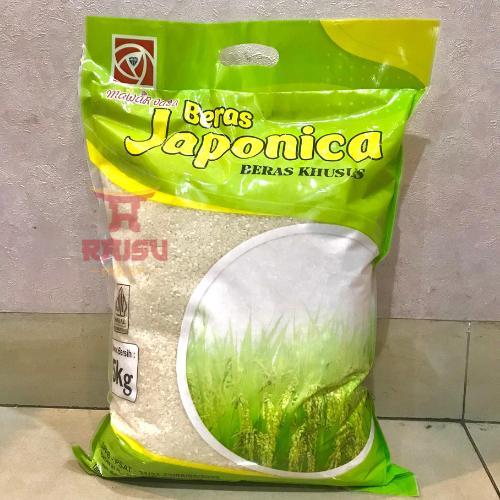 BERAS JEPANG JAPONICA BERAS PREMIUM RICE RAISU URBAN BERAS SUSHI 5 KG - JAPONICA HIJAU 5 KG