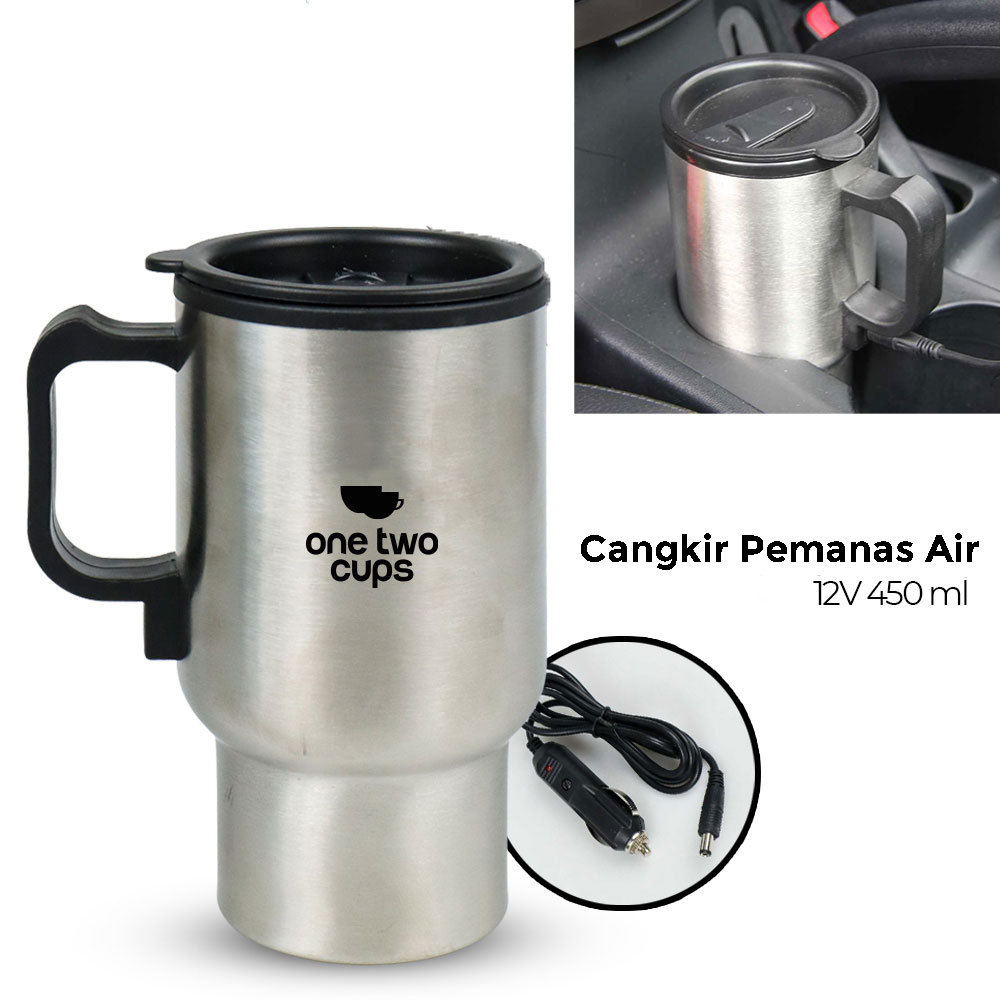 Cangkir Pemanas Air Elektrik Mobil Travel Mug 450ml - Cangkir Pemanas Air Mobil - Cangkir Elektrik P