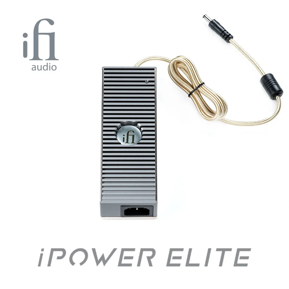 iFi iPower Elite DC Low Noise Active Noise Cancellation Power Adapter Hifi Decodes Headphone Amplifi
