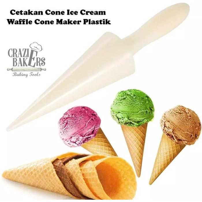 Cetakan Cone Ice Cream Waffle Cone Maker Plastik