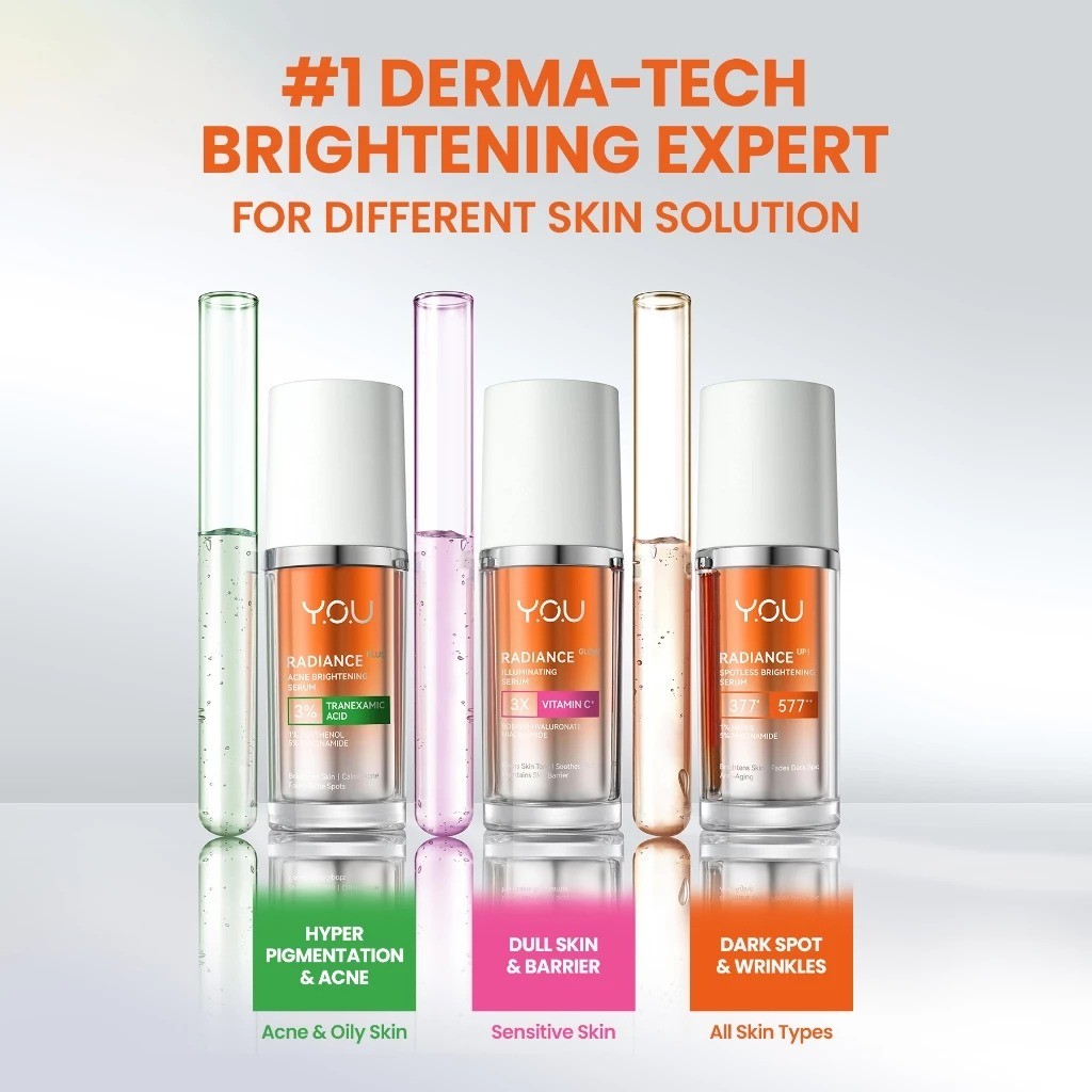 NEW RADIANCE SERIES] YOU Radiance Plus Acne Brightening Serum | YOU Radiance Glow Illuminating Serum