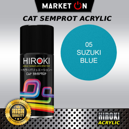 Cat Semprot HIROKI Candytone 05 Suzuki Blue Cat Akrilik Premium Warna Biru Cerah