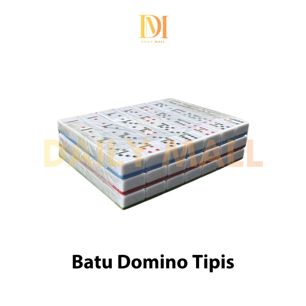 Domino Batu Tipis / Gaplek / Batu Gaple / Permainan Dam Batu Tipis