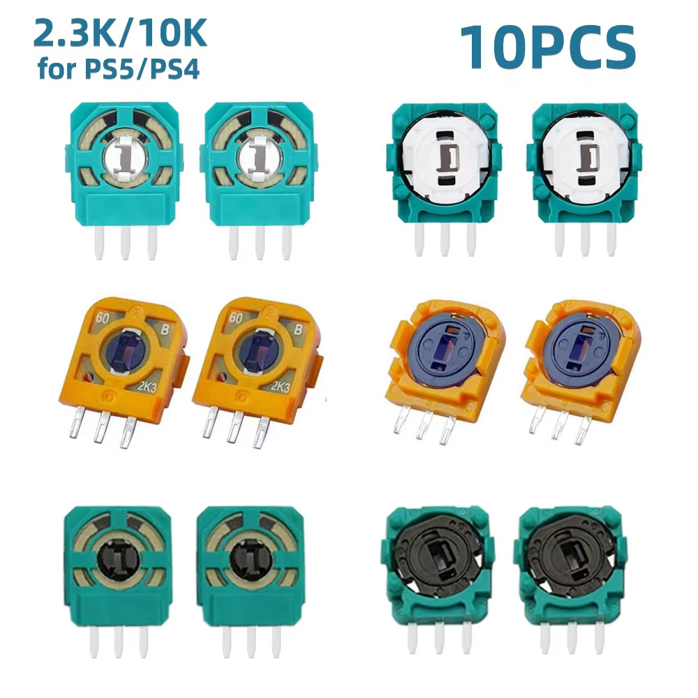Original Alps Joystick10K 2K3 Ohm Potentiometer for Ps4 Ps5 Controller Replacement Repair Parts 3D A