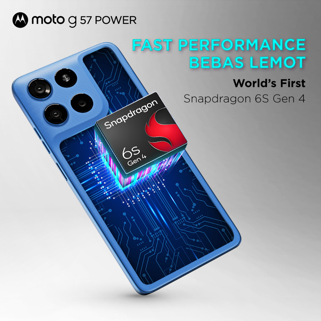 Moto G57 Power 5G - RAMBoost 24GB/256GB -  Snapdragon6s Gen4 - Antutu 625K - 7000mAh SiliconCarbon -