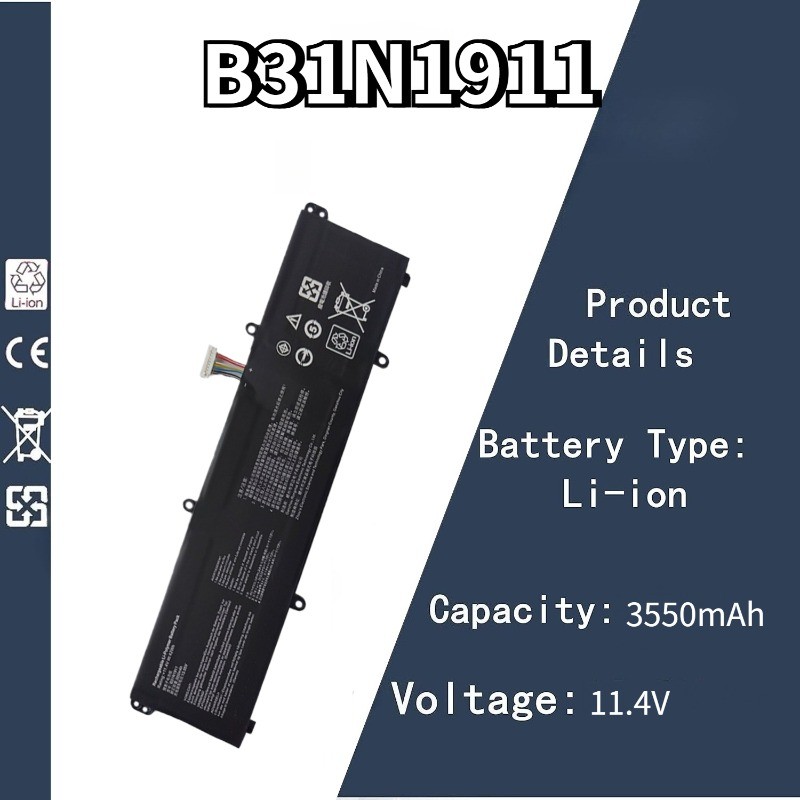 11.4V 3550mAh B31N1911 Battery For Asus VivoBook Flip 14 TM420IA Series V4050FF V4050FA M413DA-WS51 