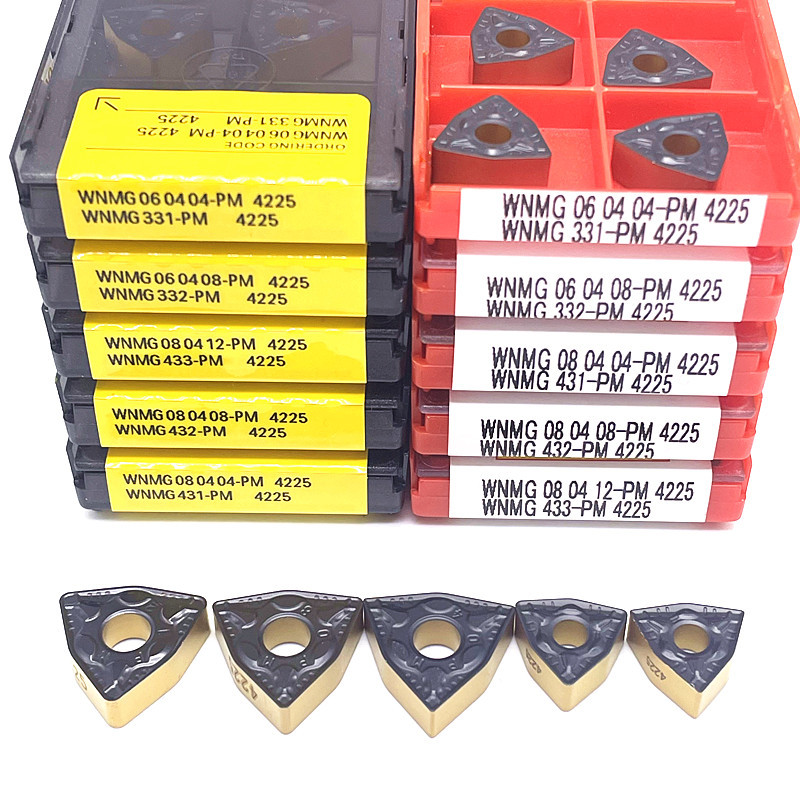 WNMG060404 WNMG060408 WNMG080404 WNMG080408 WNMG080412 PM 4225 Hard alloy turning tool CNC lathe tur