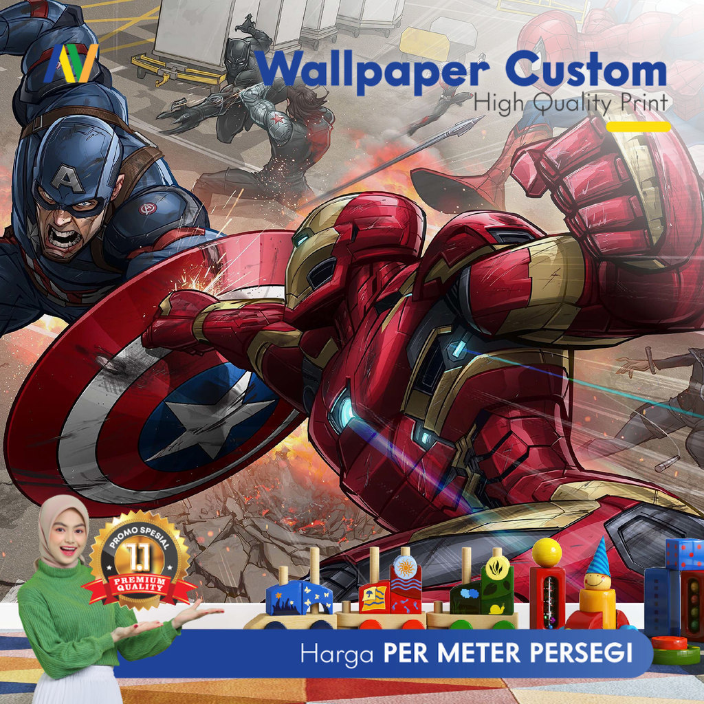 Wallpaper Dinding Custom | Wallpaper Dinding Kamar Anak | Wallpaper Dinding Motif Anak 13 | Wallpape