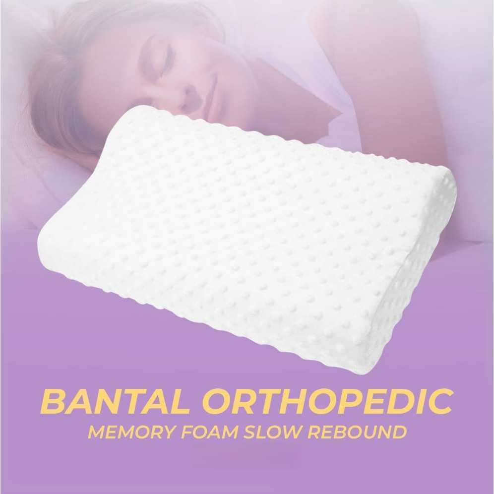 Bantal Orthopedic Memory Foam Slow Rebound