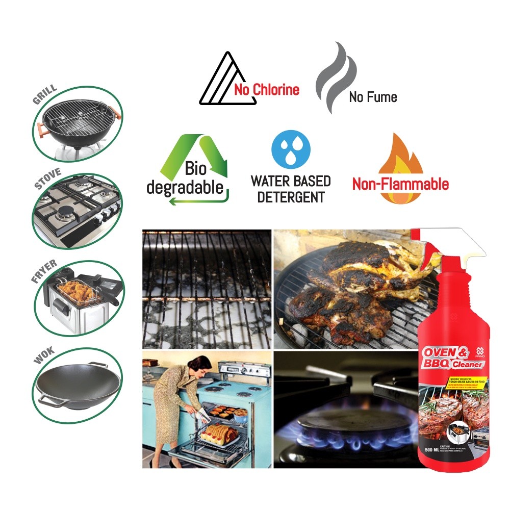READY PRIMO Oven & BBQ Cleaner Pembersih kerak Panci, Kompor, Panggangan Stain Remover Cookware Clea
