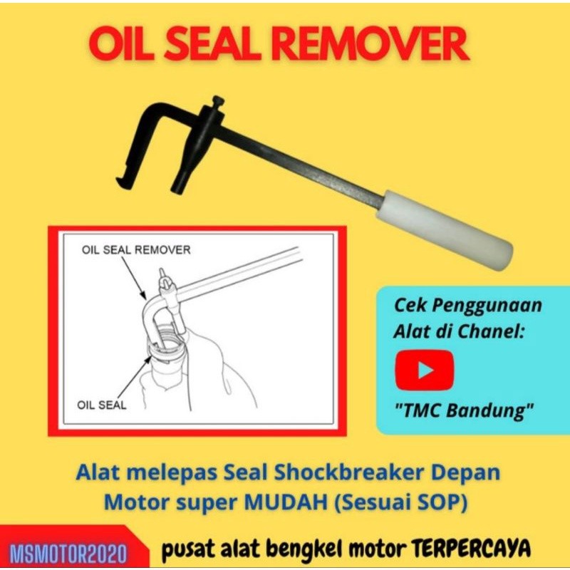 (RoarZone) Oil Seal Remover/Alat melepas Seal Shockbreaker Suspensi Motor