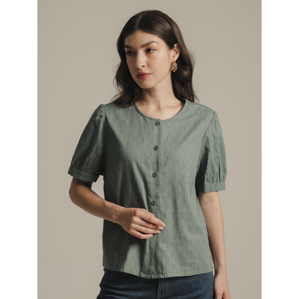EXPAND Sienna Blouse | Kemeja Wanita - Atasan Lengan Pendek