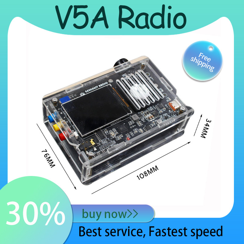 Stock V5A Full Band Y Rao Portable Shortwave Rao Receiver FM AM MW SW Air SSB LSB USB for Hams Best 