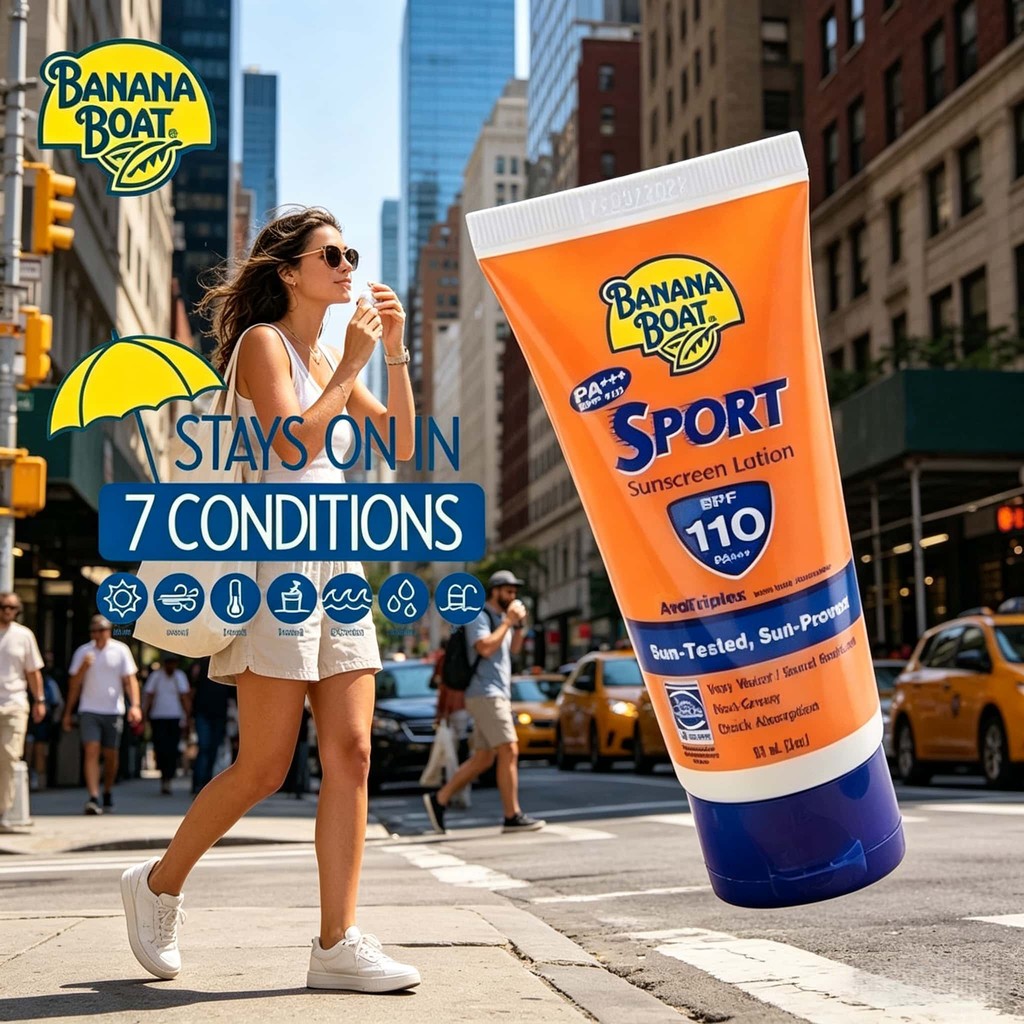 Banana Boat Sport Ultra Sunscreen SPF 110 PA+++90ml Sunblock Banana Boat Sport Sunscreen Lotion