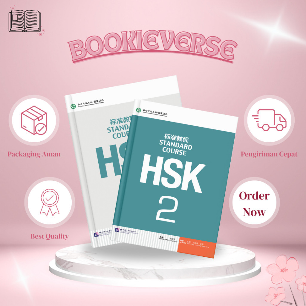 Buku Belajar Bahasa Mandarin | HSK 2 Textbook and Workbook