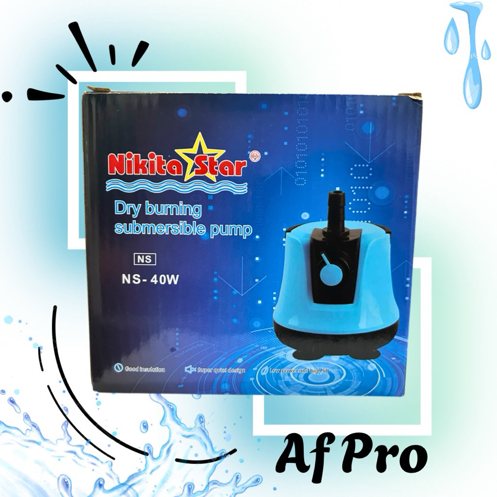 NIKITA STAR PSP NS 40 POMPA KOLAM AQUARIUM SUBMERSIBLE PUMP