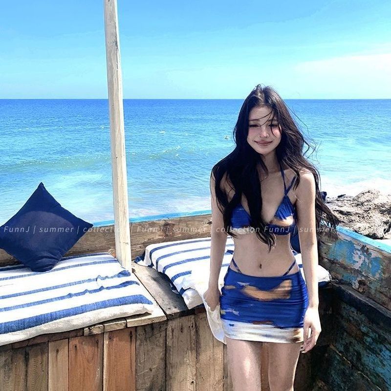 [Miss Lace] Setelan Baju Renang Bikini Gadis Seksi Seksi Pakaian Renang Liburan Pantai Wanita