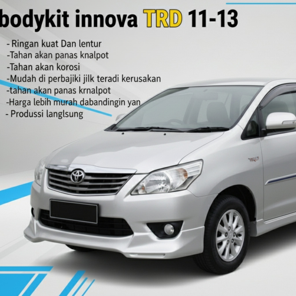 bodykit toyota kijang innova 2011-2013 TRD BODIKIT INNOVA TRD