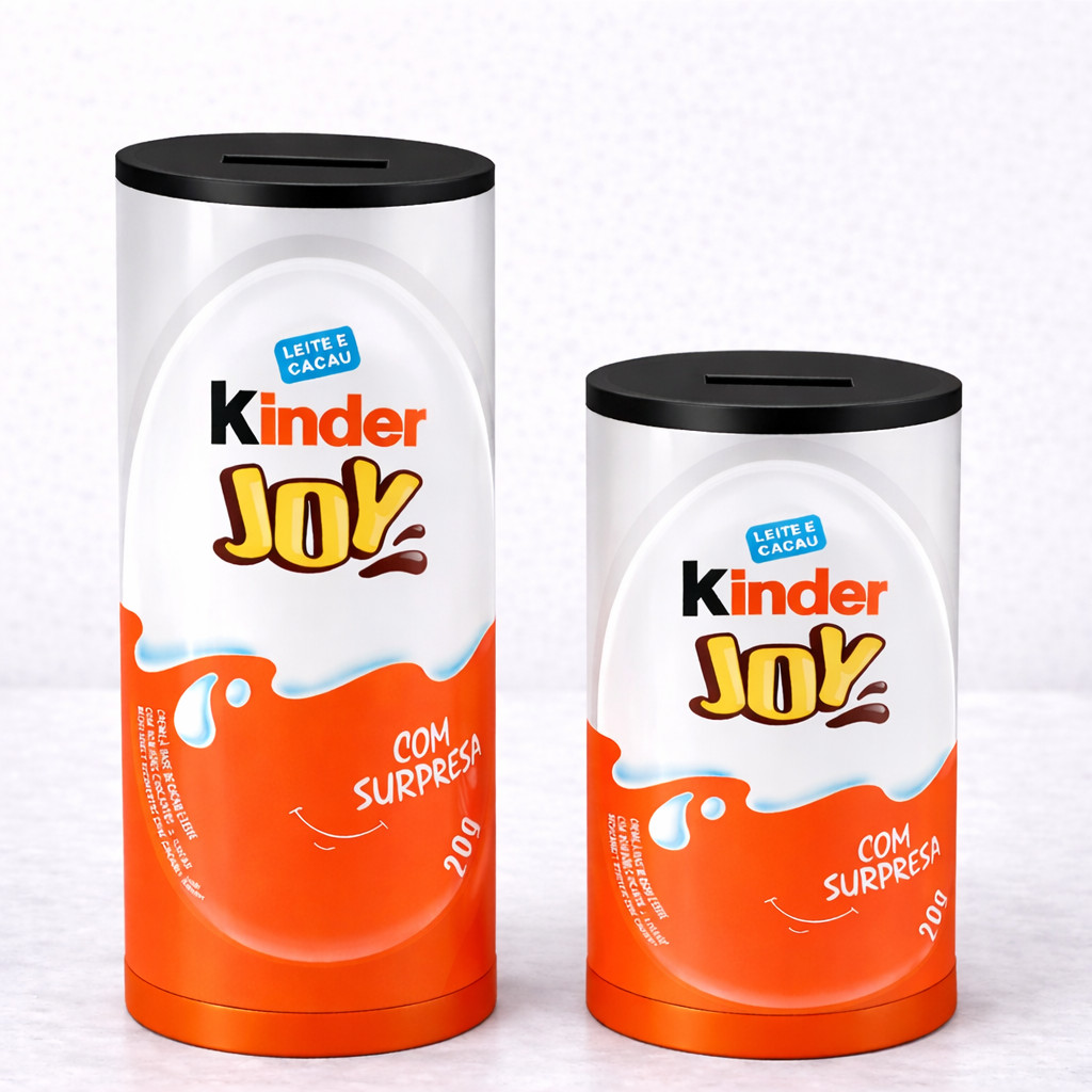 Celengan Motif Kinder Joy Anak Karakter Ciki Snack Unik Celengan Permanen Buka Tutup Besar Target